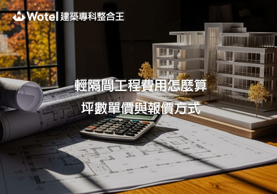 輕隔間工程費用怎麼算？坪數單價與不同報價方式