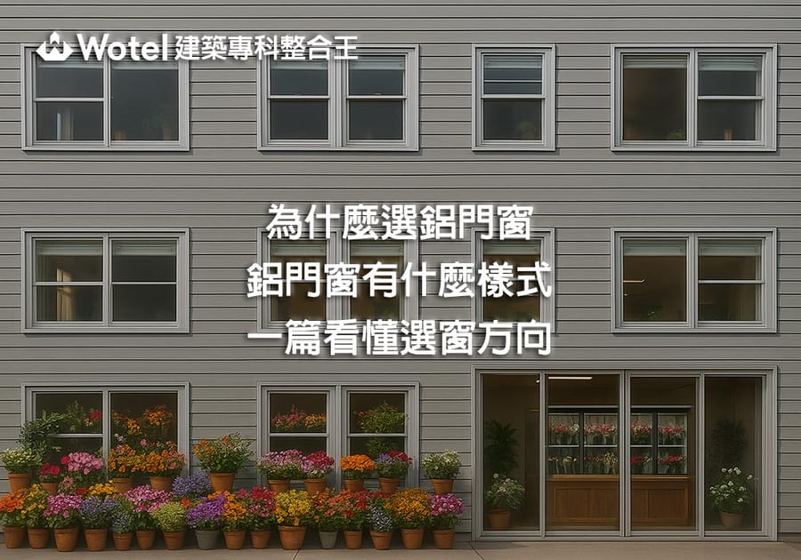 為什麼選鋁門窗？鋁門窗有什麼樣式？簡單看懂選窗方向