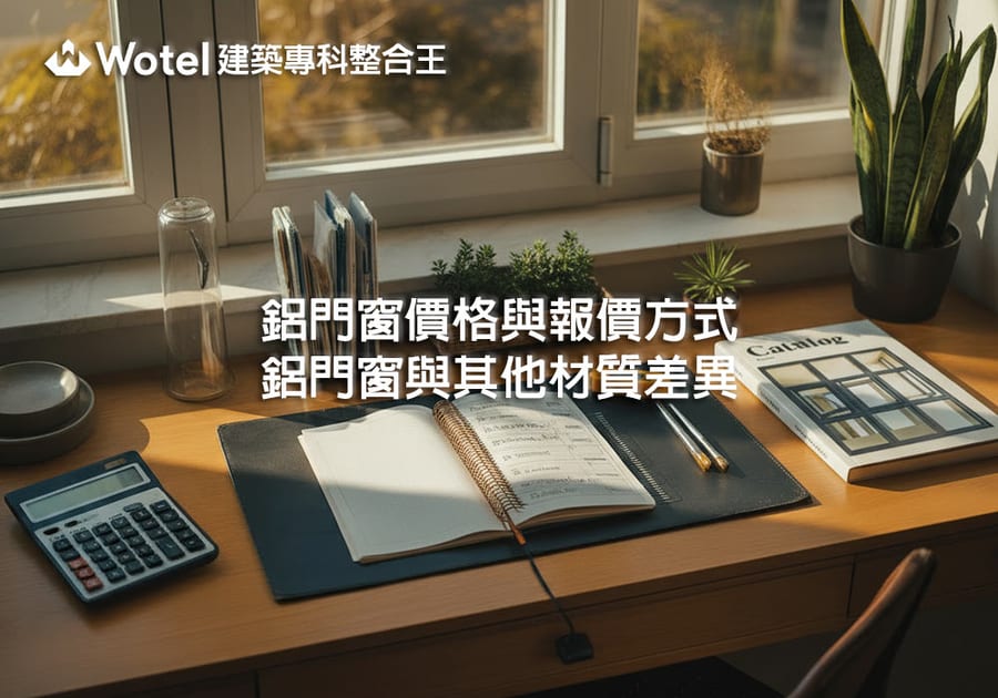 鋁門窗價格與報價方式，鋁門窗比其他材質貴嗎？選窗前必懂的行情比較指南