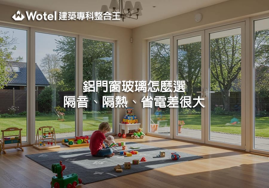 鋁門窗玻璃怎麼選？隔音、隔熱、省電差很大！