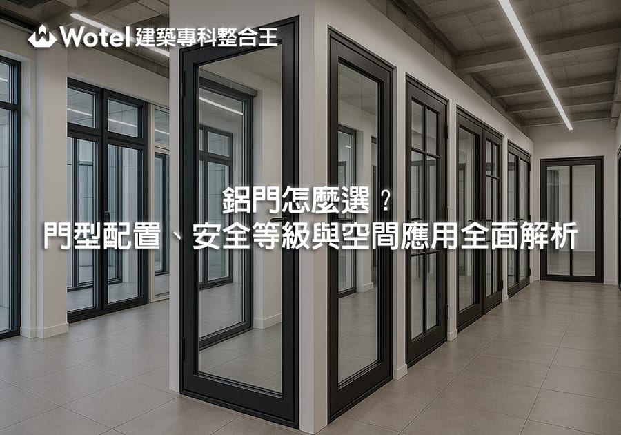 鋁門怎麼選？門型配置、安全等級與空間應用全面解析