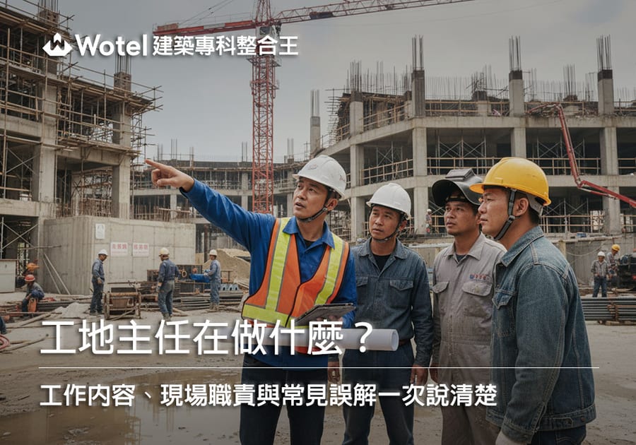 工地主任在做什麼？工作內容、現場職責與常見誤解一次說清楚