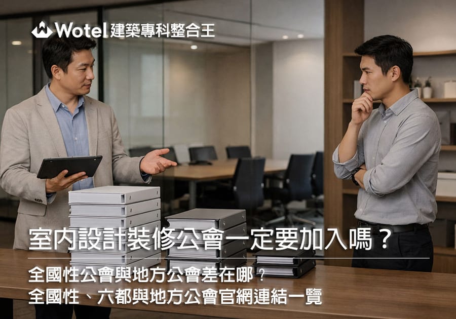 室內設計裝修公會一定要加入嗎？全國性、六都與地方公會官網連結一覽