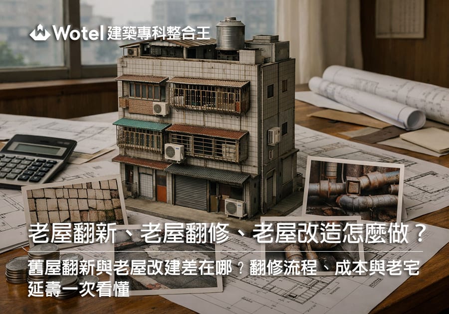 老屋翻新、老屋翻修、老屋改造怎麼做？流程、費用與老宅延壽風險解析