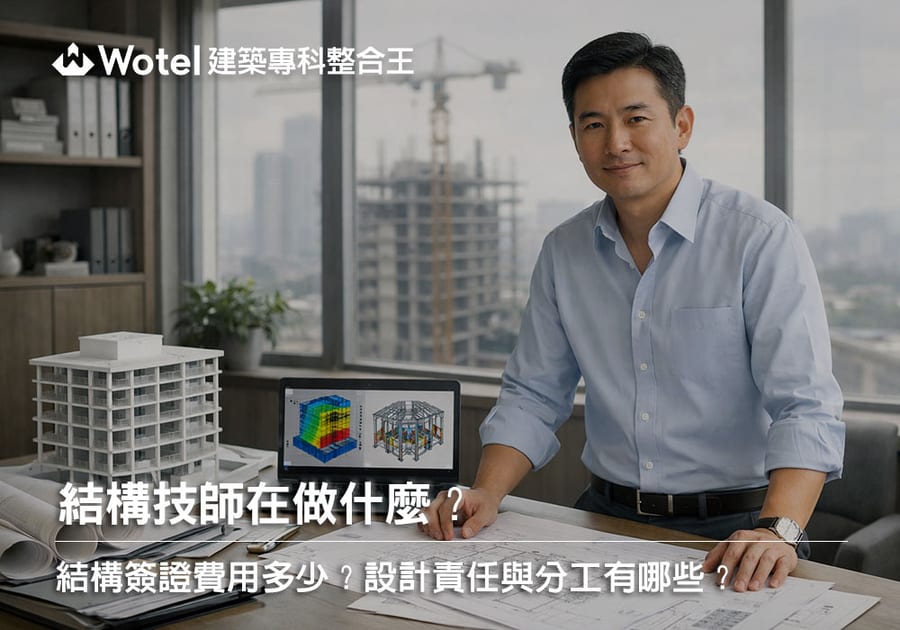 結構技師在做什麼?結構簽證費用多少?設計責任與分工有哪些?