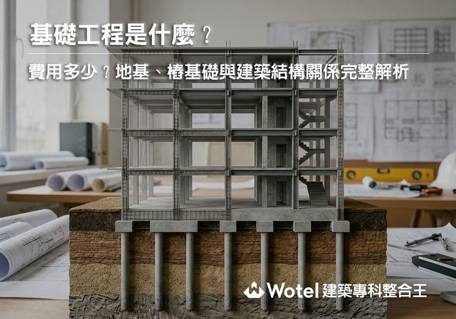 基礎工程是什麼?費用多少?地基、樁基礎與建築結構關係完整解析