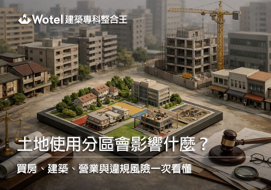 土地使用分區會影響什麼？買房、建築、營業與違規風險一次看懂