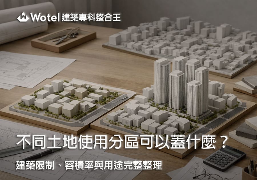 不同土地使用分區可以蓋什麼？建築限制、容積率與用途完整整理