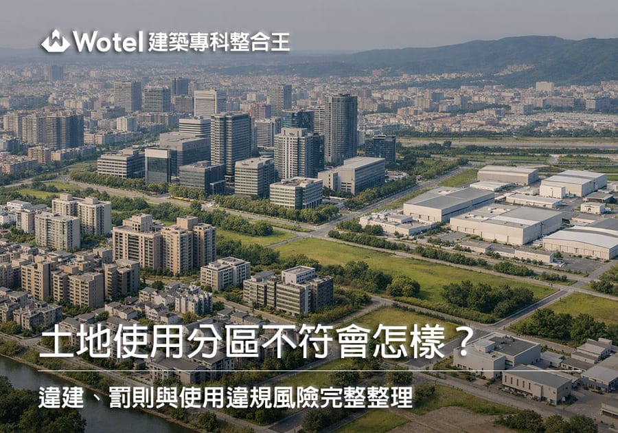 土地使用分區不符會怎樣？違建、罰則與使用違規風險完整整理