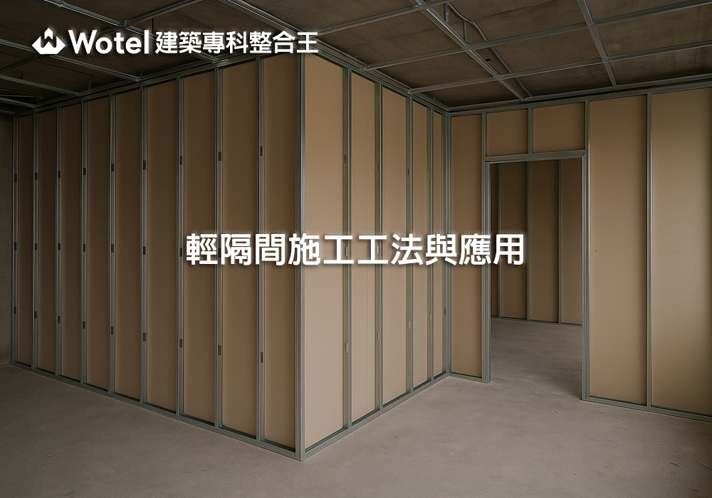 輕隔間施工工法與應用